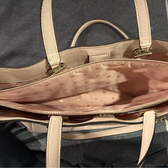 KATE SPADE Warm Pink Pebbled Leather Large Infinite Triple
Compartment Tote Bag - Picture 2 of 13
